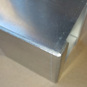 Laserschweißen Ecknaht Alu 2 mm